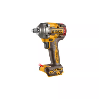   INGCO Akku-Schlagschrauber 1/2" 405 Nm bürstenlos 20 V (2 x 2,0 Ah Akku + Ladegerät)
