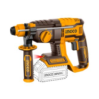   INGCO Akku-Kombihammer 2,0 J SDS-Plus bürstenlos 20 V (ohne Akku und Ladegerät)