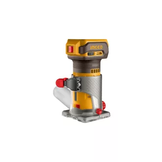   INGCO Akku-Kantenfräse 20 V (2 x 4,0 Ah Tabless Akku + Ladegerät)