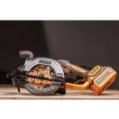 INGCO Akku-Kreissäge 140 mm bürstenloser 20 V (ohne Akku und Ladegerät)