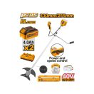 INGCO Akku-Rasentrimmer 330 mm bürstenlos 2 x 20 V (2 x 4,0 Ah Akku + Ladegerät)