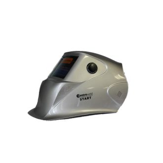   CENTROWELD Automatischer Schweißschild mit 2 Sensoren 510G matt silber