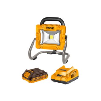   INGCO Akku-LED-Strahler 1800 lm 20 V (1 x 2,0 Ah Akku + Ladegerät)