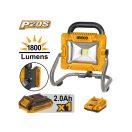 INGCO Akku-LED-Strahler 1800 lm 20 V (1 x 2,0 Ah Akku + Ladegerät)