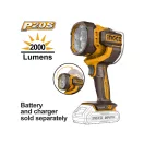 INGCO Akku-LED-Lampe 2000 lm 20 V (ohne Akku und Ladegerät)