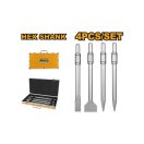 INGCO Meißel-Satz 4-teilig 30 mm HEX