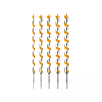 INGCO Spiralbohrer-Set für Holz 5-teilig 12-20 mm / 460 mm