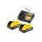 DEWALT Powerstack Akku- und Ladegerät-Set 18 V (2 x 5 Ah-Akkus) DCB1104H2