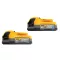 DEWALT Powerstack Akku 2 x 18 V / 1,7 Ah DCBP034E2