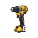 DEWALT Akku-Bohrschrauber 12 V ohne Kohlebürste (2 x 2,0 Ah Akku + Ladegerät) DCD701D2