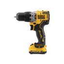 DEWALT Akku-Schlagbohrschrauber 12 V ohne Kohlebürste (2 x 2,0 Ah Akku + Ladegerät) DCD706D2