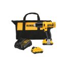 DEWALT Akku-Bohrschrauber 12 V ohne Kohlebürste (2 x 2,0 Ah Akku + Ladegerät) DCD710D2