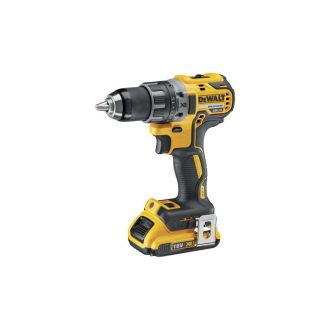   DEWALT Akku-Bohrschrauber 18 V ohne Kohlebürste (2 x 2,0 Ah Akku + Ladegerät) DCD791D2