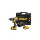 DEWALT Akku-Bohrschrauber 18 V ohne Kohlebürste (2 x 2,0 Ah Akku + Ladegerät) DCD791D2