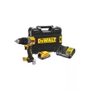 DEWALT Akku-Bohrschrauber 18 V ohne Kohlebürste (1 x 1,7 Ah Akku + Ladegerät + TSTAK) DCD805E1T