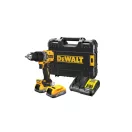 DEWALT Akku-Bohrschrauber 18 V ohne Kohlebürste (2 x 1,7 Ah Akku + Ladegerät + TSTAK) DCD805E2T