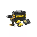 DEWALT Akku-Bohrschrauber 18 V ohne Kohlebürste (2 x 5,0 Ah Akku + Ladegerät + TSTAK) DCD805H2T
