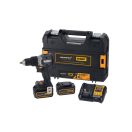 DEWALT/McLaren Akku-Schlagbohrschrauber 18 V 90 Nm (2 x 5,0 Ah Akku + Ladegerät + TSTAK)