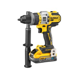   DEWALT Akku-Schlagbohrschrauber 18-54 V Kohlebürste Nr. 126 Nm (2 x 5,0 Ah Akkus + Ladegerät + TSTAK)