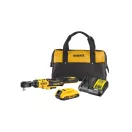 DEWALT Akku-Ratschenschrauber 18 V (1 x 2,0 Ah Akku + Ladegerät) DCF512D1