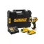 DEWALT Akku-Schlagschrauber 18 V ohne Kohlebürste (2 x 2,0 Ah Akku + Ladegerät + TSTAK) DCF809D2T