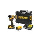 DEWALT Akku-Schlagschrauber 18 V ohne Kohlebürste (2 x 1,7 Ah Akku + Ladegerät + TSTAK) DCF850E2T