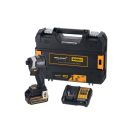 DEWALT/McLaren Akku-Schlagschrauber 18 V 208Nm 1/4" (1 x 4,0 Ah Akku + Ladegerät + TSTAK)