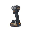 DEWALT/McLaren Akku-Schlagschrauber 18 V 208Nm 1/4" (2 x 4,0 Ah Akku + Ladegerät + TSTAK)