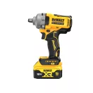 DEWALT Akku-Schlagschrauber 18 V ohne Kohlebürste (2 x 5,0 Ah Akku + Ladegerät + TSTAK) DCF891P2T