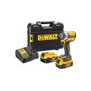 DEWALT Akku-Schlagschrauber 18 V (2 x 5,0 Ah Akku + Ladegerät + TSTAK) DCF921P2T