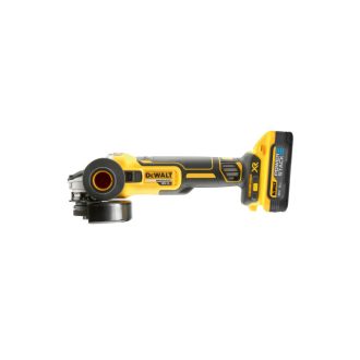   DEWALT Akku-Winkelschleifer 125 mm 18 V ohne Kohlebürste 125 mm (2 x 5,0 Ah Akkus + Ladegerät + TSTAK)