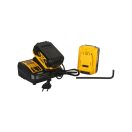 DEWALT Akku-Winkelschleifer 125 mm 18 V ohne Kohlebürste (3 x 5,0 Ah Akku + Ladegerät + TSTAK) DCG405P