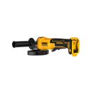 DEWALT Akku-Winkelschleifer mit Paddelschalter 125 mm 18 V bürstenlos (ohne Akku und Ladegerät)