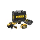 DEWALT Akku-Winkelschleifer 125 mm 18 V (1 x 6,0 Ah Akku + Ladegerät + TSTAK) DCG409VST1