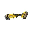 DEWALT Akku-Winkelschleifer 125 mm 18 V ohne Kohlebürste (2 x 6,0 Ah Akku + Ladegerät) DCG418T2