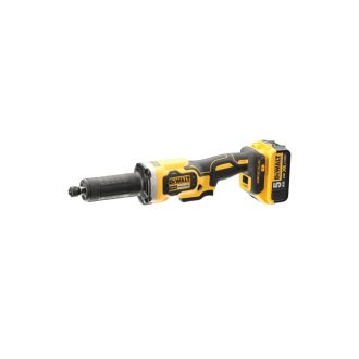   DEWALT Akku-Geradschleifer 18 V ohne Kohlebürste (2 x 5,0 Ah Akkus + Ladegerät) DCG426P2