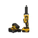 DEWALT Akku-Geradschleifer 18 V ohne Kohlebürste (2 x 5,0 Ah Akkus + Ladegerät) DCG426P2