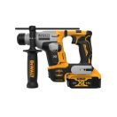 DEWALT Akku-Bohrhammer 18 V ohne Kohlebürste (2 x 5,0 Ah Akkus + Ladegerät) DCH172P2