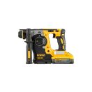 DEWALT Akku-Bohrhammer 18 V ohne Bürsten 2,1 J (2 x 5,0 Ah Power Stack Akku + Ladegerät + TSTAK)