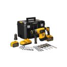DEWALT Akku-Bohrhammer 54 V (2 x 9,0 Ah Akku + Ladegerät + TSTAK) DCH417X2