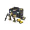 DEWALT Akku-Paket 18 V (DCF860 + DCD1007 + 2 x 5,0 Ah Power Stack Akku + Ladegerät + TSTAK)