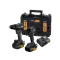 DEWALT/McLaren Akku-Powerpaket 18 V (DCD86M + DCF86M + TSTAK + 2 x 5,0 Ah Akku + Ladegerät)