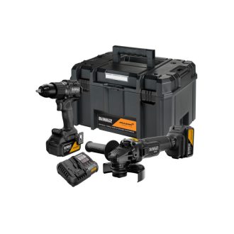   DEWALT/McLaren Akku-Power-Set 18 V (DCD81M + DCG45M + TSTAK + 2 x 5,0 Ah Akku + Ladegerät)