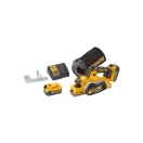 DEWALT Akku-Hobel 18 V ohne Kohlebürste (2 x 5,0 Ah Akkus + Ladegerät) DCP580P2