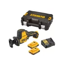 DEWALT Akku-Säbelsäge 12 V ohne Kohlebürste (2 x 2,0 Ah Akku + Ladegerät) DCS312D2