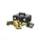 DEWALT Akku-Säbelsäge 18 V, ohne Akku (2 x 5,0 Ah Power Stack Akku + Ladegerät + TSTAK)