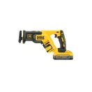 DEWALT Akku-Säbelsäge 18 V, ohne Akku (2 x 5,0 Ah Power Stack Akku + Ladegerät + TSTAK)