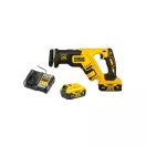 DEWALT Akku-Säbelsäge 18 V ohne Kohlebürste (2 x 5,0 Ah Akkus + Ladegerät) DCS367P2