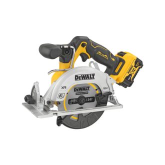   DEWALT Akku-Kreissäge 18 V ohne Kohlebürste (2 x 5,0 Ah Akkus + Ladegerät) DCS512P2