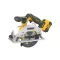 DEWALT Akku-Kreissäge 18 V ohne Kohlebürste (2 x 5,0 Ah Akkus + Ladegerät) DCS512P2